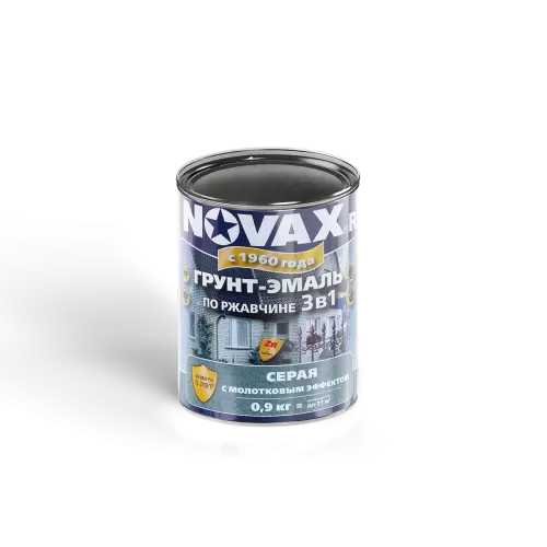 Грунт-эмаль по ржавчине с молотковым эффектом NOVAX GOODHIM