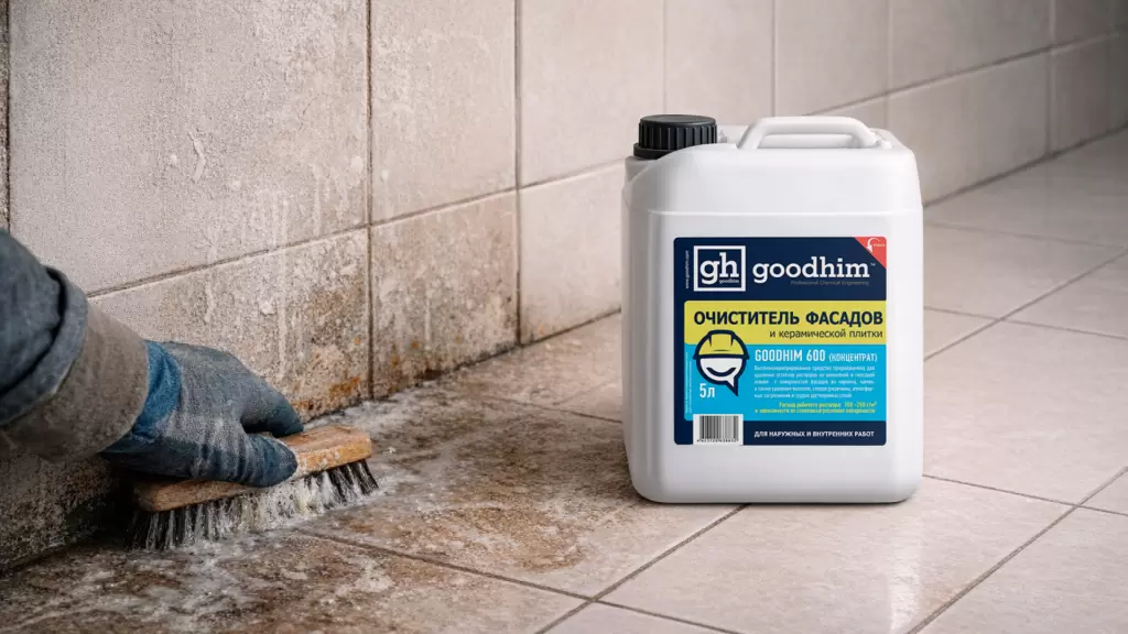 Очиститель фасадов и керамической плитки GOODHIM 600 