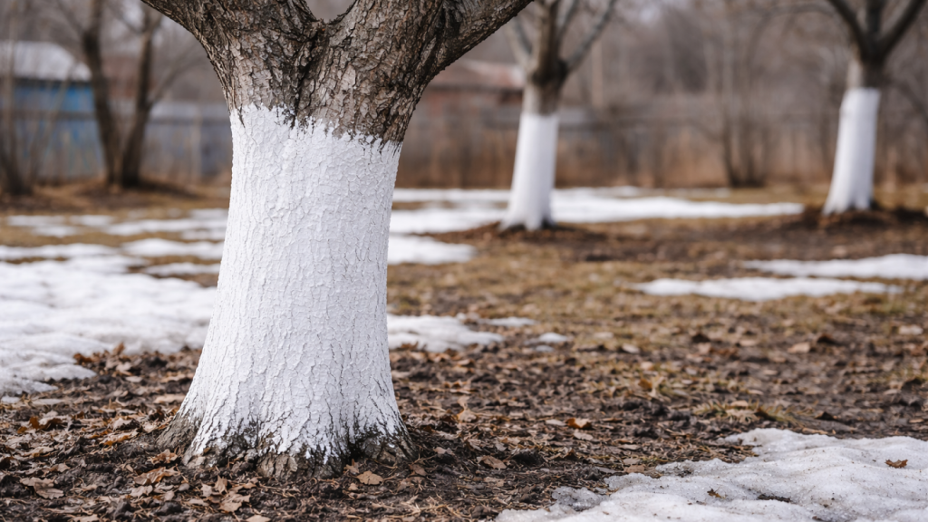 Акриловая краска для садовых деревьев