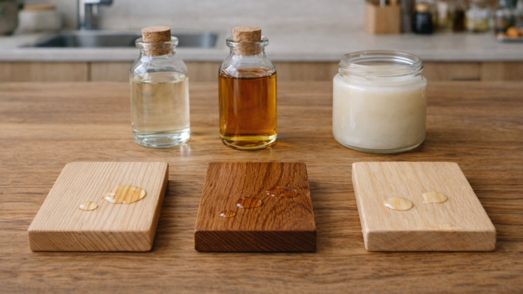 Чем отличается минеральное масло от растительного для дерева